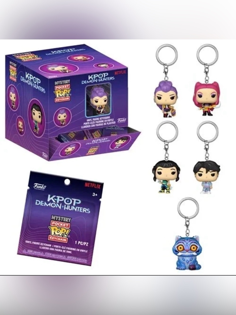 Funko Pocket Pop - Kpop Demon Hunters Funko Keychain Blind Mystery Bag